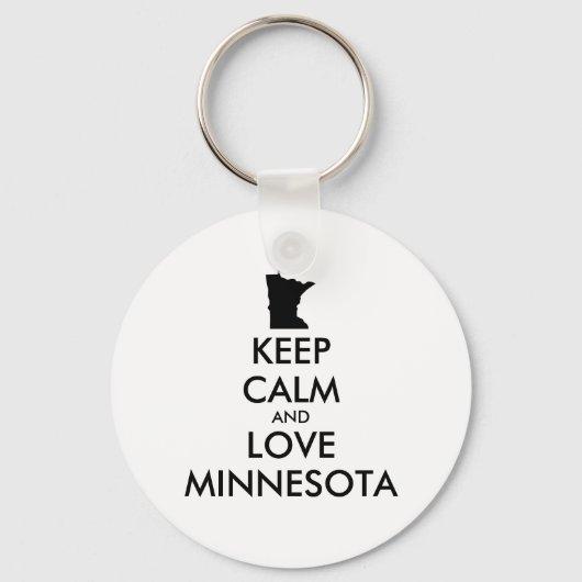  KEEP CALM EN VERLIES MINNESOTA SLEUTELHANGER (Voorkant)