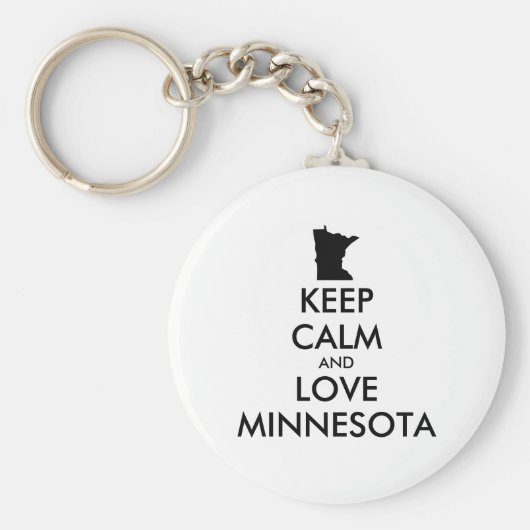  KEEP CALM EN VERLIES MINNESOTA SLEUTELHANGER (Voorkant)
