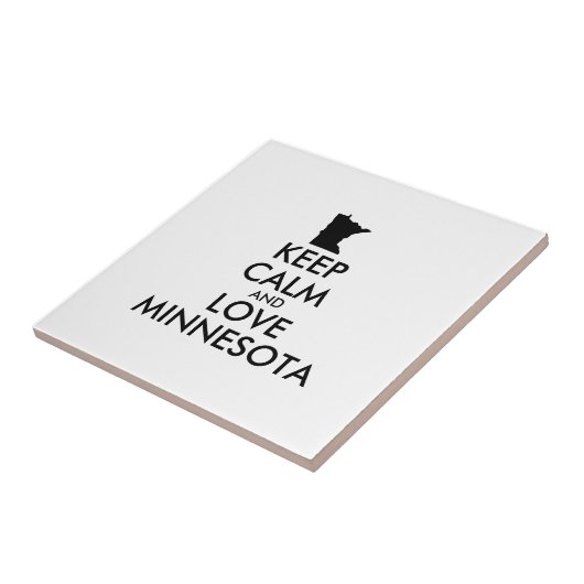  KEEP CALM EN VERLIES MINNESOTA TEGELTJE (Zijkant)