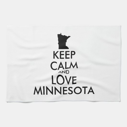  KEEP CALM EN VERLIES MINNESOTA THEEDOEK (Horizontaal)