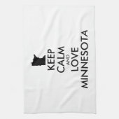  KEEP CALM EN VERLIES MINNESOTA THEEDOEK (Verticaal)