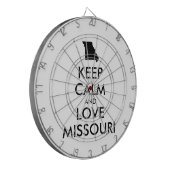  KEEP CALM EN VERLIES MISSOURI DARTBORD (Voorkant Links)