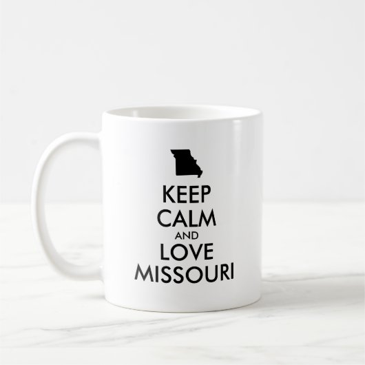  KEEP CALM EN VERLIES MISSOURI KOFFIEMOK (Links)
