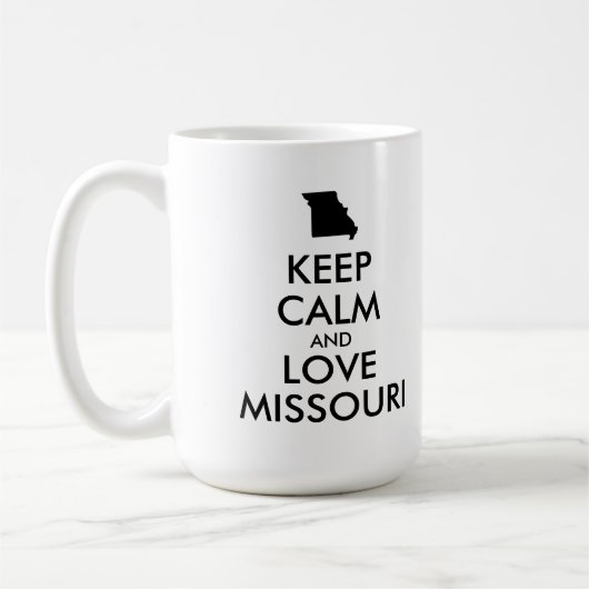 KEEP CALM EN VERLIES MISSOURI KOFFIEMOK (Links)