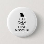 KEEP CALM EN VERLIES MISSOURI RONDE BUTTON 5,7 CM (Voorkant)