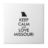  KEEP CALM EN VERLIES MISSOURI TEGELTJE (Voorkant)