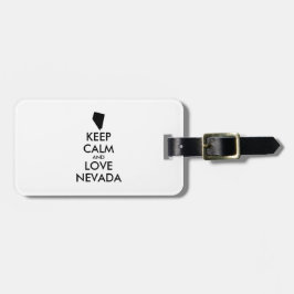 KEEP CALM EN VERLIES NEVADA BAGAGELABEL