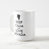 KEEP CALM EN VERLIES NEVADA KOFFIEMOK (Voorkant links)