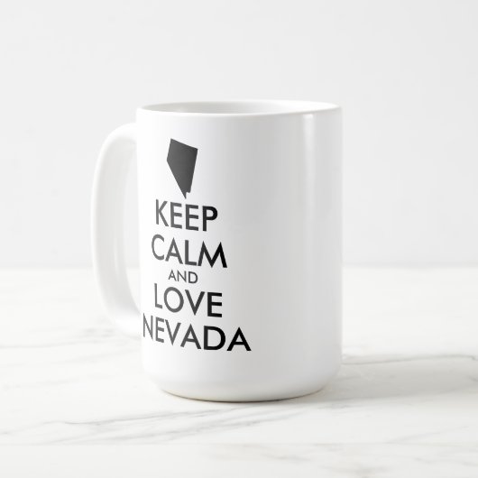  KEEP CALM EN VERLIES NEVADA KOFFIEMOK (Voorkant links)