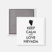  KEEP CALM EN VERLIES NEVADA MAGNEET (Voorkant / Achterkant)