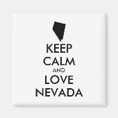 KEEP CALM EN VERLIES NEVADA MAGNEET (Voorkant)