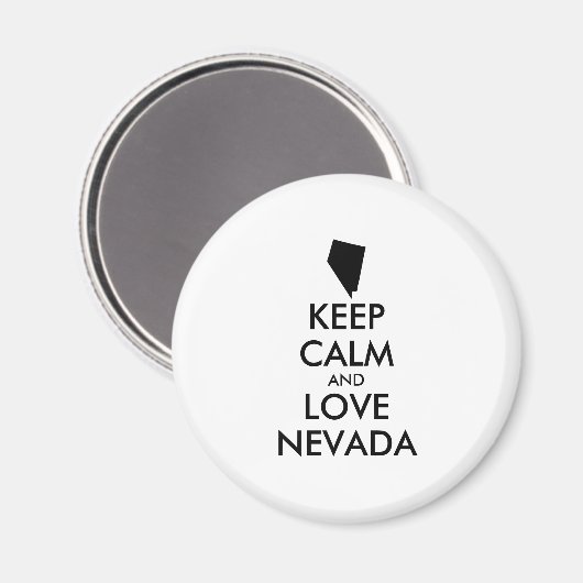  KEEP CALM EN VERLIES NEVADA MAGNEET (Voorkant / Achterkant)