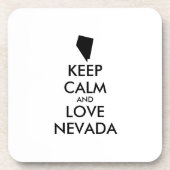  KEEP CALM EN VERLIES NEVADA ONDERZETTER (Voorkant)