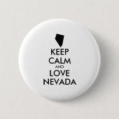  KEEP CALM EN VERLIES NEVADA RONDE BUTTON 5,7 CM (Voorkant)