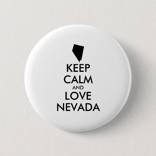 KEEP CALM EN VERLIES NEVADA RONDE BUTTON 5,7 CM (Voorkant)