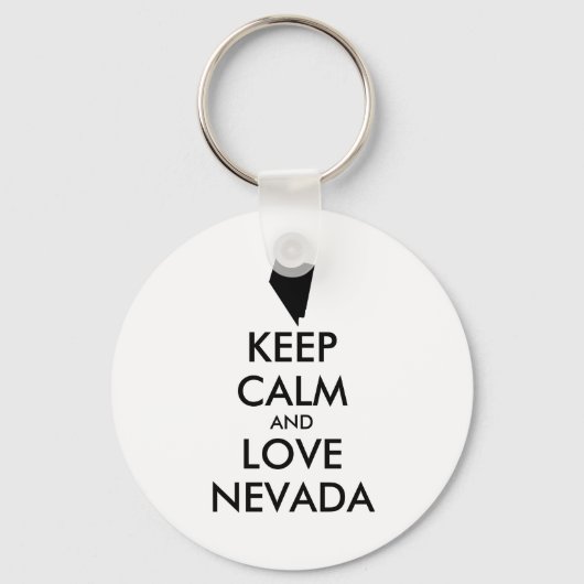 KEEP CALM EN VERLIES NEVADA SLEUTELHANGER (Voorkant)