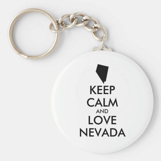  KEEP CALM EN VERLIES NEVADA SLEUTELHANGER (Voorkant)
