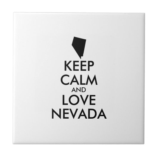  KEEP CALM EN VERLIES NEVADA TEGELTJE (Voorkant)
