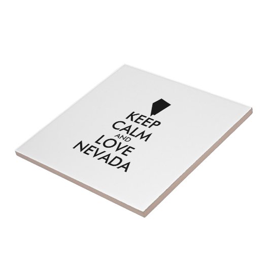  KEEP CALM EN VERLIES NEVADA TEGELTJE (Zijkant)