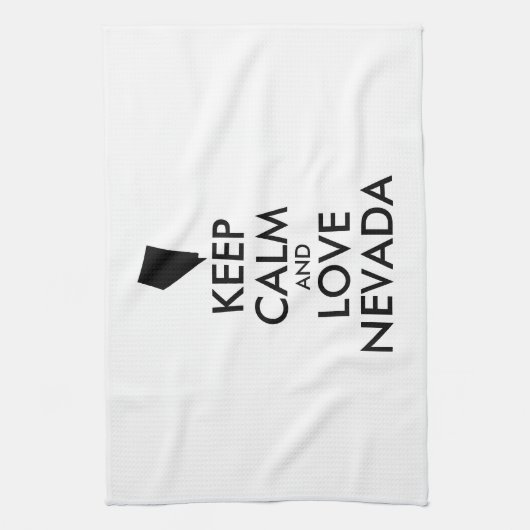  KEEP CALM EN VERLIES NEVADA THEEDOEK (Verticaal)