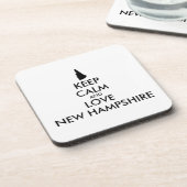  KEEP CALM EN VERLIES NIEUWE HAMPSHIRE BIER ONDERZETTER (Linkerzijde)