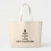 KEEP CALM EN VERLIES NIEUWE HAMPSHIRE GROTE TOTE BAG (Voorkant)