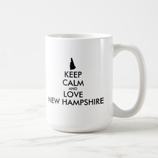  KEEP CALM EN VERLIES NIEUWE HAMPSHIRE KOFFIEMOK (Rechts)