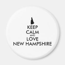  KEEP CALM EN VERLIES NIEUWE HAMPSHIRE MAGNEET