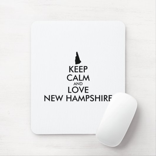  KEEP CALM EN VERLIES NIEUWE HAMPSHIRE MUISMAT (Met muis)