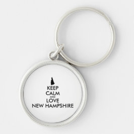  KEEP CALM EN VERLIES NIEUWE HAMPSHIRE SLEUTELHANGER
