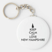  KEEP CALM EN VERLIES NIEUWE HAMPSHIRE SLEUTELHANGER (Voorkant)