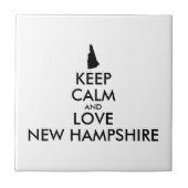  KEEP CALM EN VERLIES NIEUWE HAMPSHIRE TEGELTJE (Voorkant)