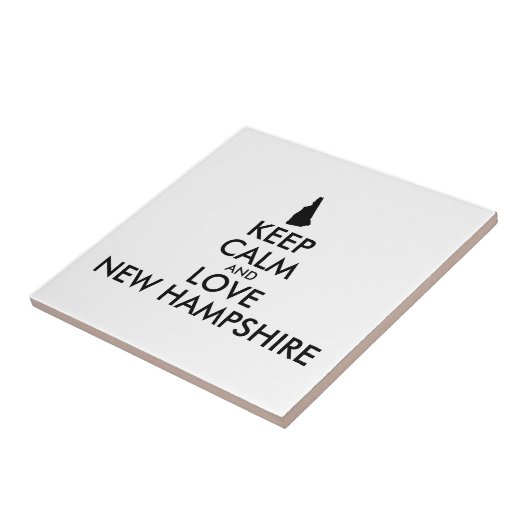  KEEP CALM EN VERLIES NIEUWE HAMPSHIRE TEGELTJE (Zijkant)