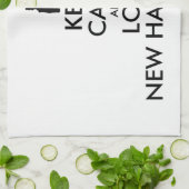  KEEP CALM EN VERLIES NIEUWE HAMPSHIRE THEEDOEK (Gevouwen)