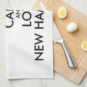  KEEP CALM EN VERLIES NIEUWE HAMPSHIRE THEEDOEK (Quarter Fold)