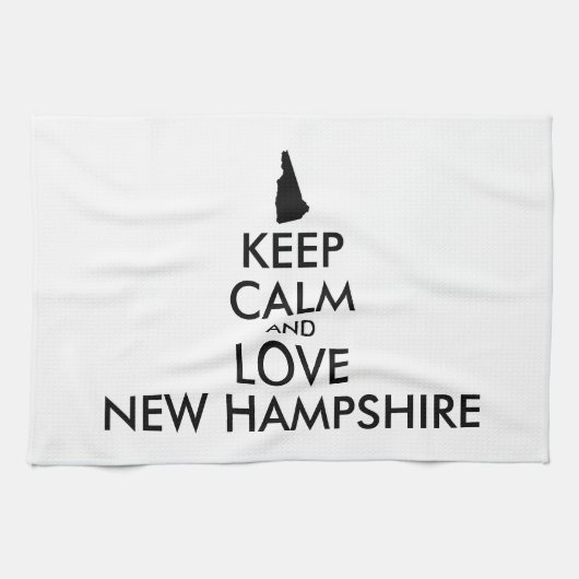  KEEP CALM EN VERLIES NIEUWE HAMPSHIRE THEEDOEK (Horizontaal)