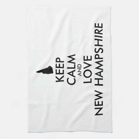  KEEP CALM EN VERLIES NIEUWE HAMPSHIRE THEEDOEK (Verticaal)