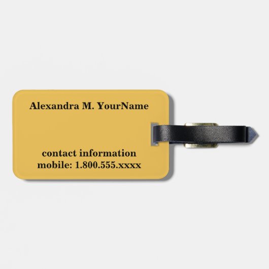 Keep Calm Gamble Las Vegas Bagagelabel (Achterkant horizontaal)