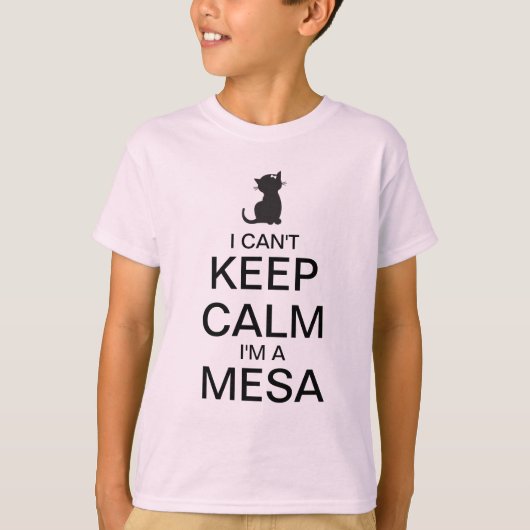 Keep Calm   | Girl Kat T-Shirt (Voorkant)