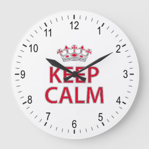 Keep Calm Grote Klok