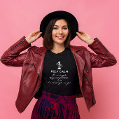 Keep Calm - hij is single... Dhr. Darcy (witte tek T-shirt