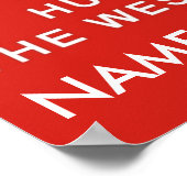 KEEP CALM HUG WESTIE KIEZEN TEKST BIRTHDAAG POSTER (Hoek)