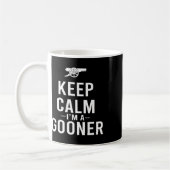 Keep Calm I'm A Gooner T-shirt Koffiemok (Links)