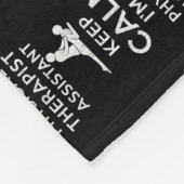 Keep calm I'm a Physical Therapist Assistant Fleece Deken (Hoek)