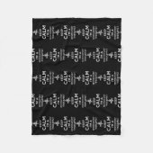 Keep calm I'm a Respiratory Therapist Fleece Deken (Voorkant)