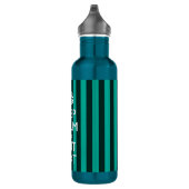  Keep Calm Jouw tekst op strepen Waterfles (Rechts)