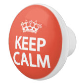 Keep Calm  Keramische Knop (Rechts)
