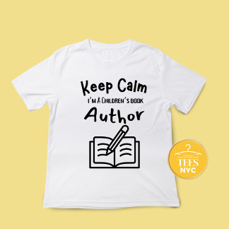 Keep Calm  | Kinderboek Auteur Unisex T-shirt