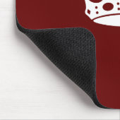 Keep Calm Kroon Burgundy Rood Accent Muismat (Hoek)
