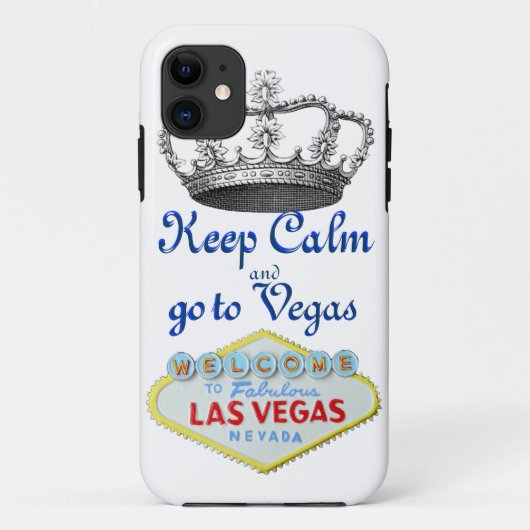 Keep Calm Las Vegas Case-Mate iPhone Case (Achterkant)